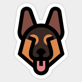 German shepherd Sticker